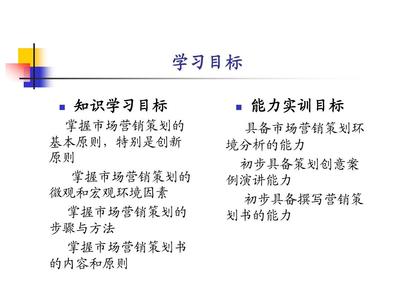 市場(chǎng)營(yíng)銷策劃的環(huán)境分析 構(gòu)筑策略的基石